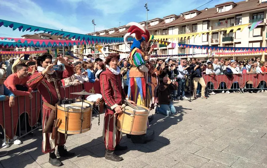 La música estuvo presente en la representación. R.A.