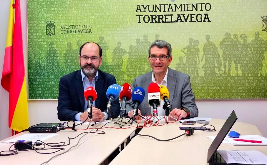 Pedro Pérez a la izquierda y José Luis Urraca.