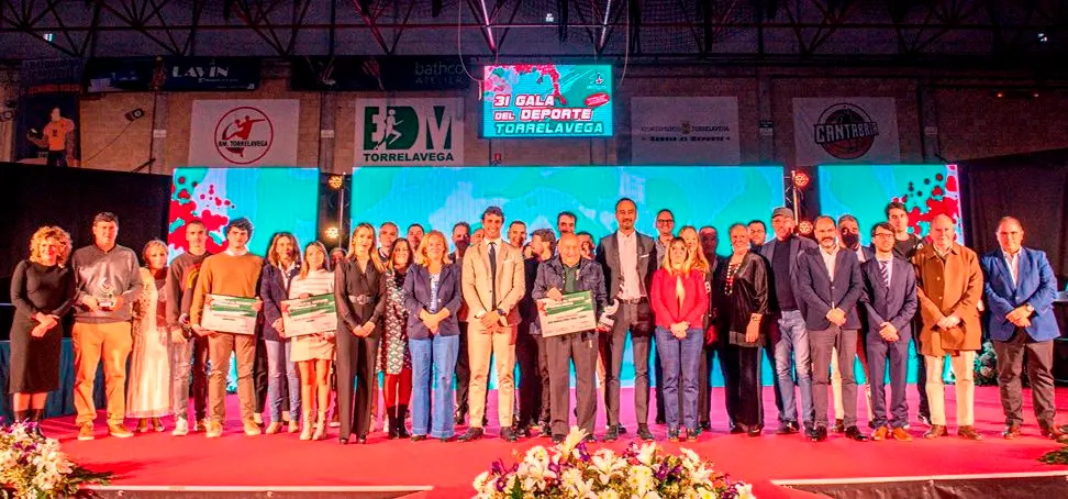 Premiados en la Gala del Deporte de Torrelavega.