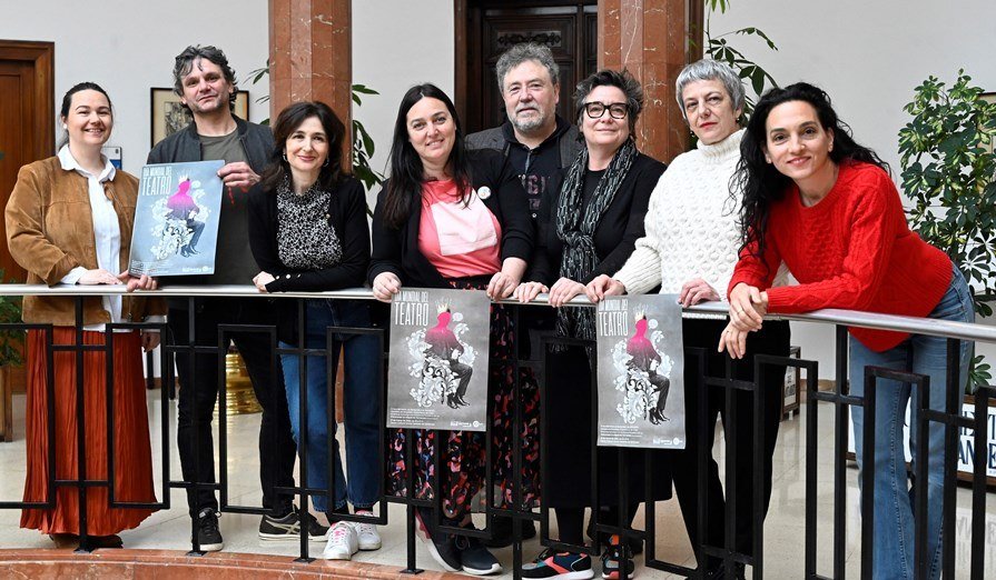 Presentación de la iniciativa sobre el Día Mundial del Teatro en Santander.