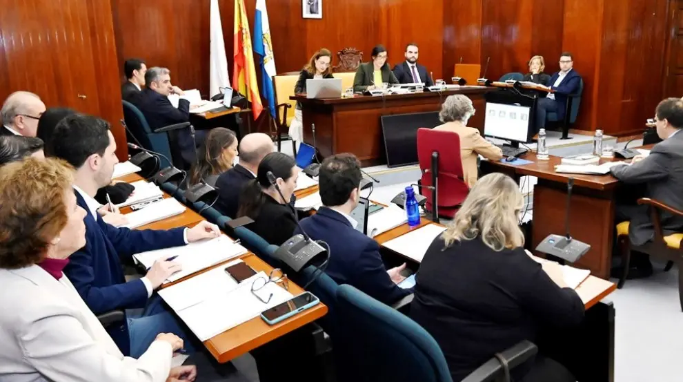 Pleno del Consistorio de Santander.