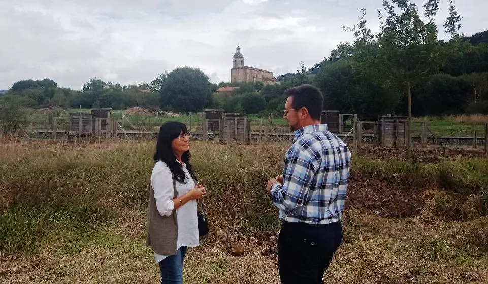 Zona de los huertos en Colindres.