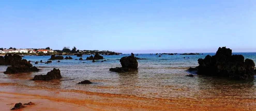 Playa de Trengandín, en Noja. R.A.