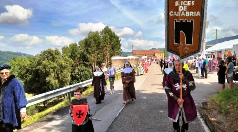 Alrededor de 70 figurantes recrearon este hecho. R.A.