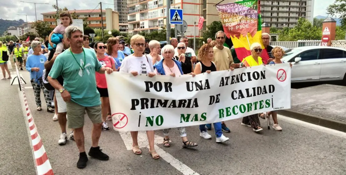 Durante el transcurso del trayecto se escucharon voces reivindicativas. R.A.
