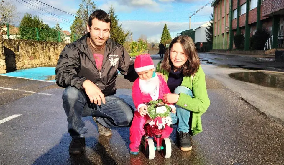 Los más pequeños también fueron con sus bicicletas. R.A.