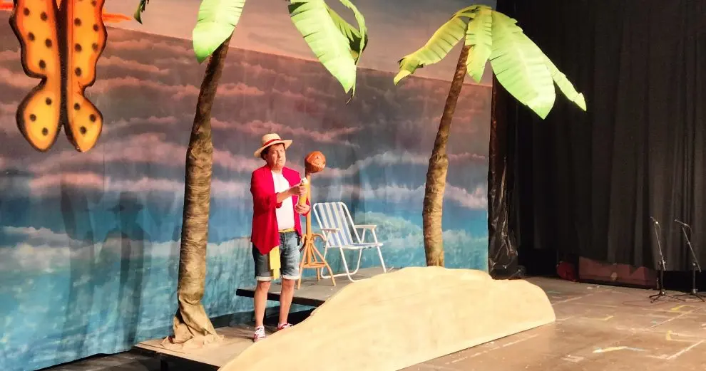 'Toñete' en una isla desierta. R.A.