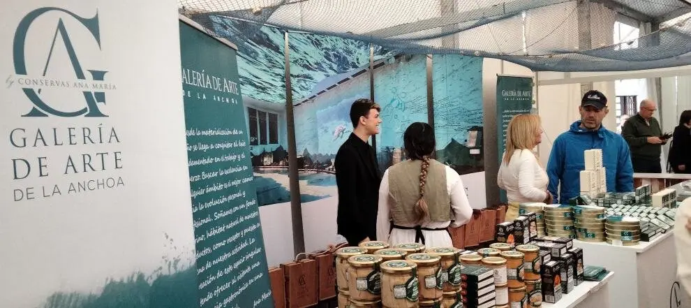 Conservas Ana María promociona la Galería del Arte de la Anchoa. R.A.
