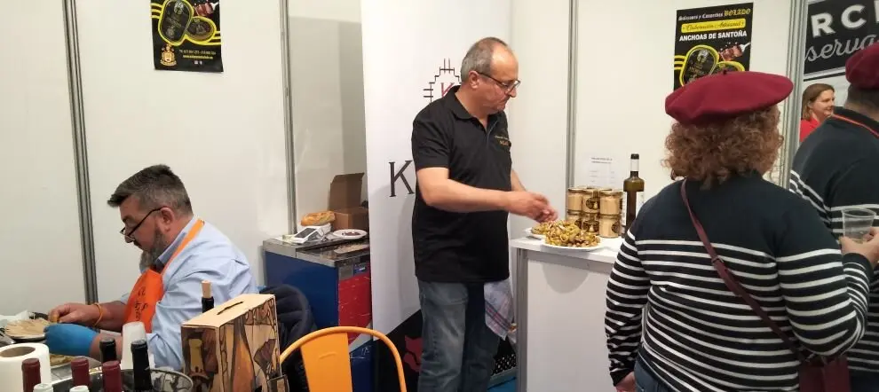 Conservas Bolado está presente en la Feria en Santoña. R.A.