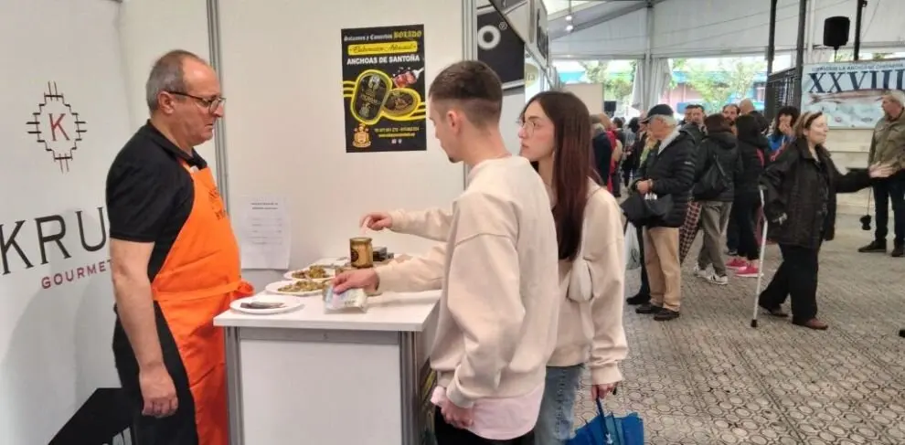 Expositor de Conservas Bolado en la Feria. R.A.