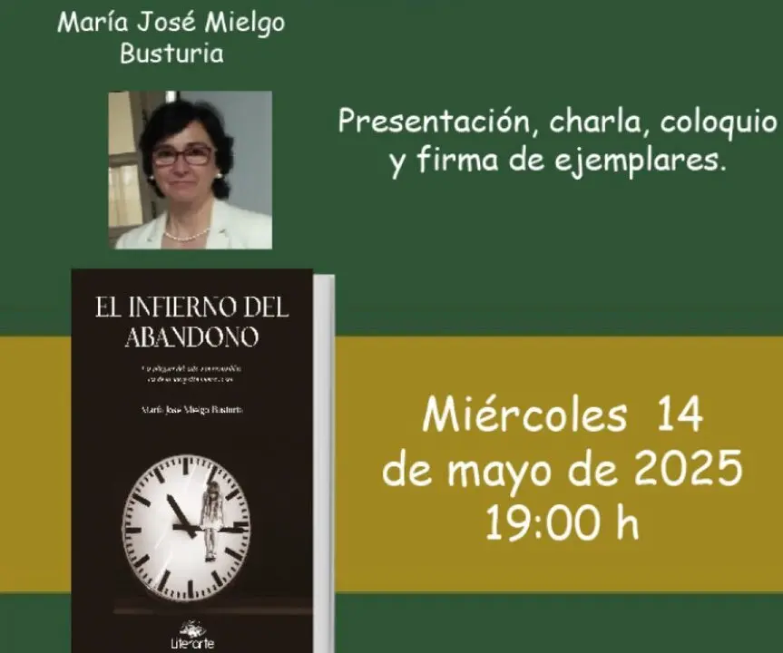 Presentación de la novela 'El infierno del abandono'.
