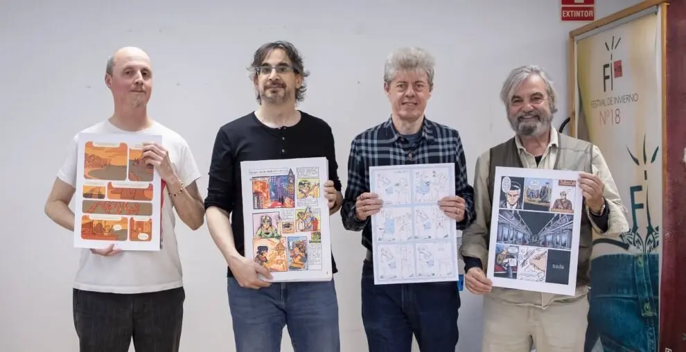 Jurado del Concurso de Cómic en Torrelavega.