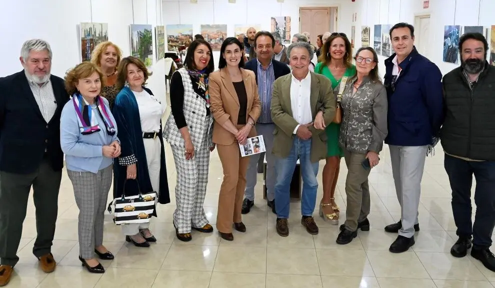Inauguración de la exposición de Paco Paso en Santander.