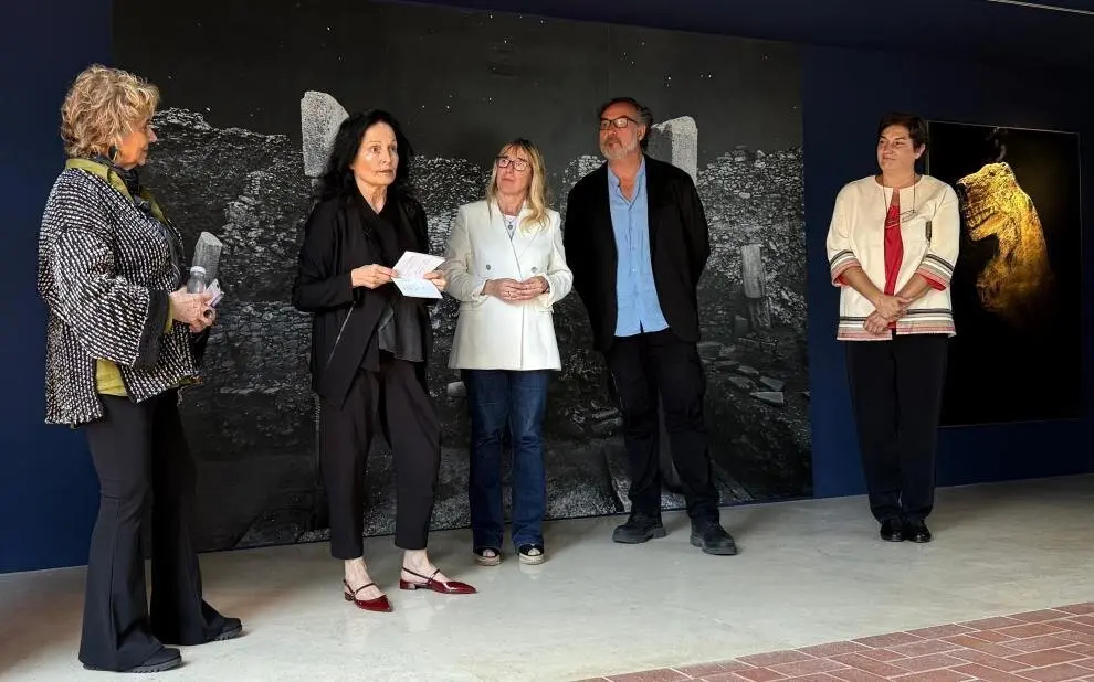 Inauguración de la exposición en Santillana del Mar.