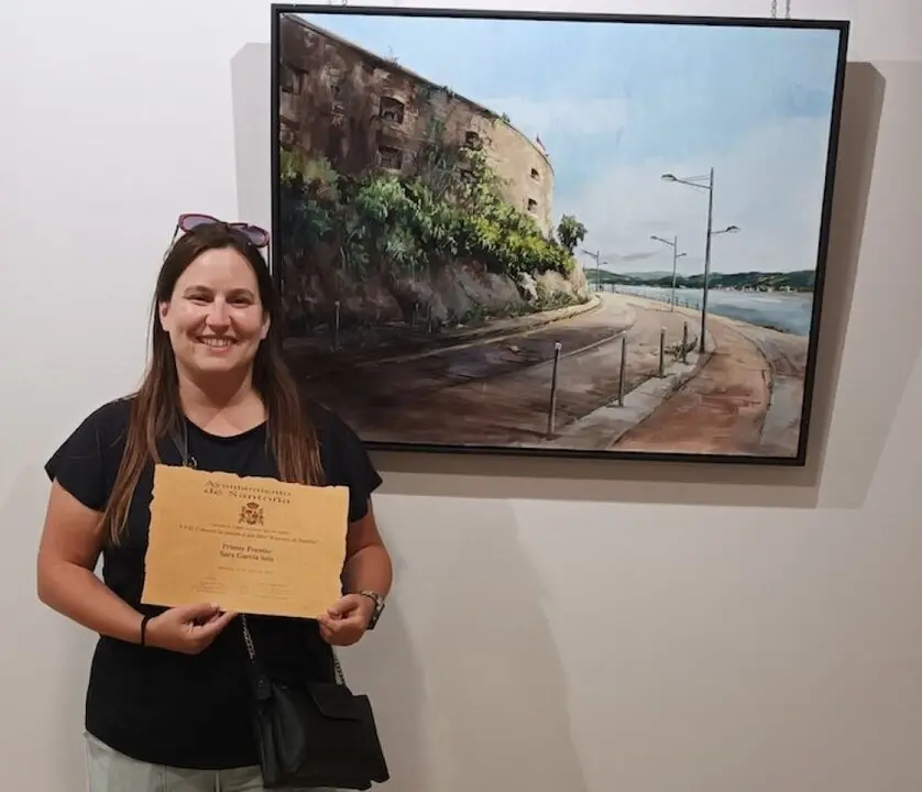 La artista Zara García Saiz.