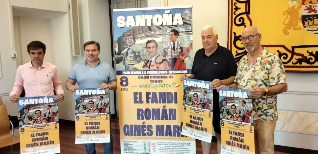 Presentación de la corrida de toros en Santoña del mes de septiembre. R.A.