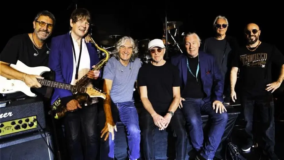 Integrantes de la banda británica.