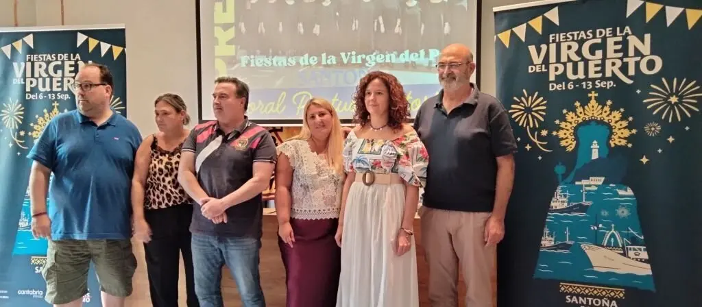 Presentación de los pregoneros y el cartel de las fiestas de Santoña. R.A.