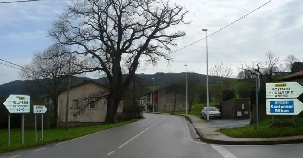 Vías de comunicación en Hoz de Anero. R.A.