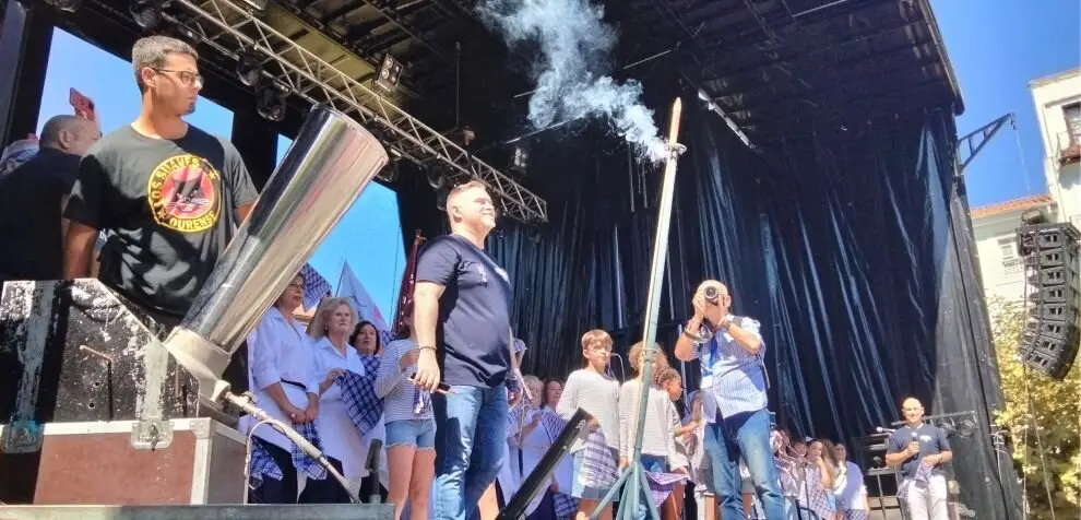 Disparo del chupinazo. R.A.