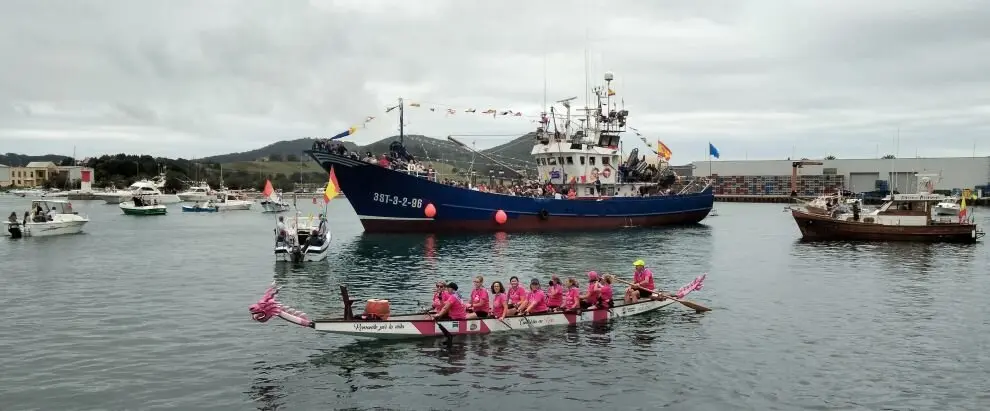 Embarcación de Cantabria en Rosa.