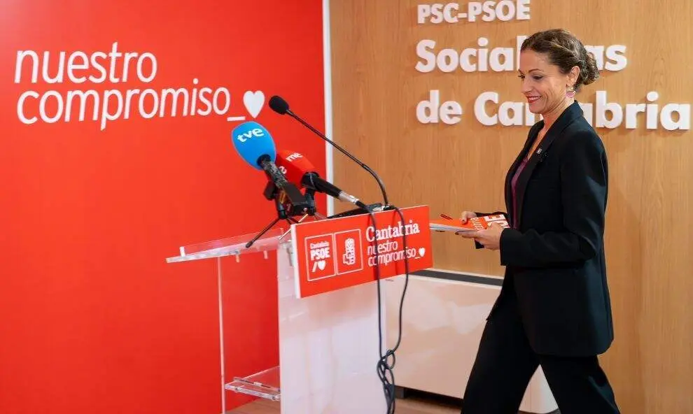 Ainoa Quiñonés en la rueda de prensa.