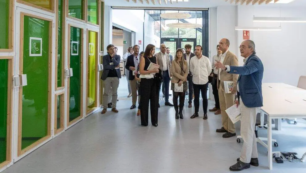 Un momento de la inauguración de las instalaciones en el Pctcan.