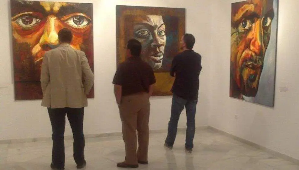 Visitantes a la muestra.