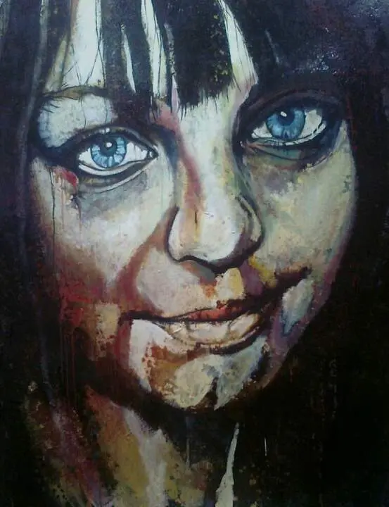 Amanda protagonista en la exposición.