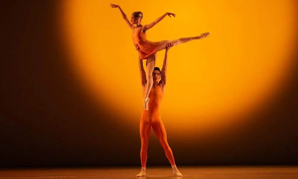 Un momento del espectáculo de danza.