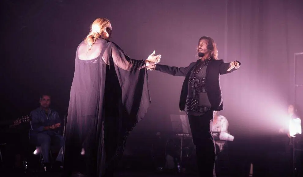 Farruquito sobre el escenario.