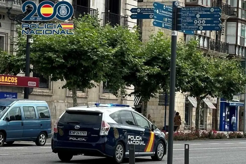 Policía Nacional en Santander.