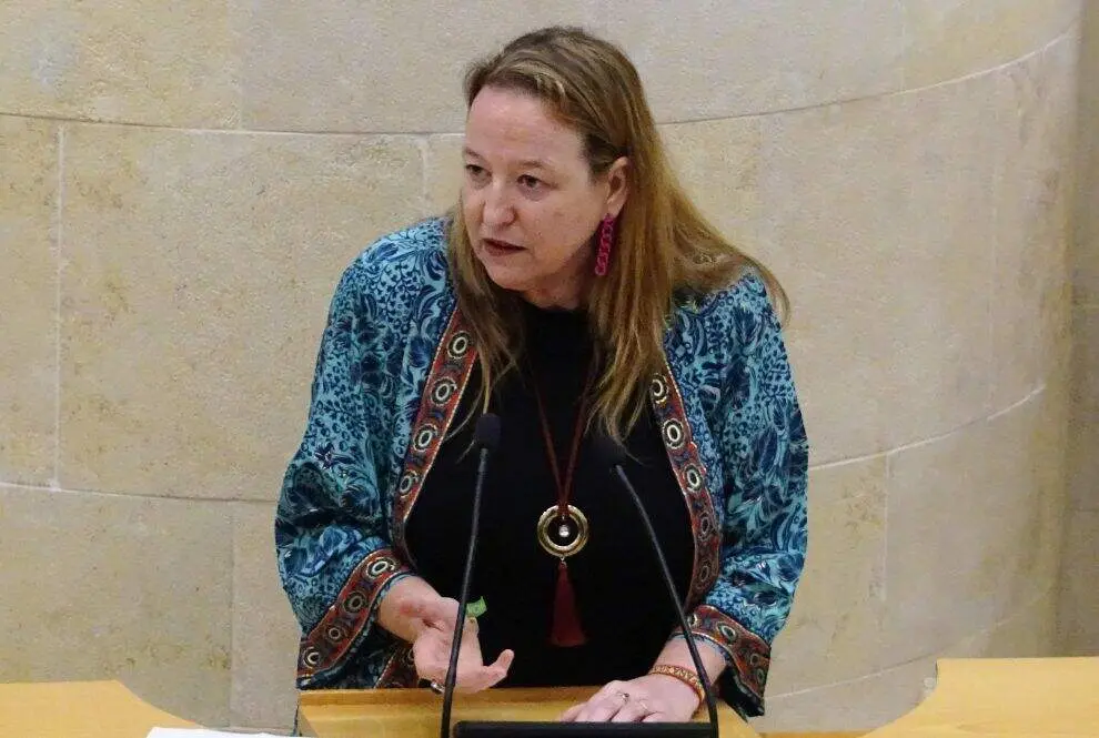 La portavoz de Vox en el Parlamento, Leticia Díaz.