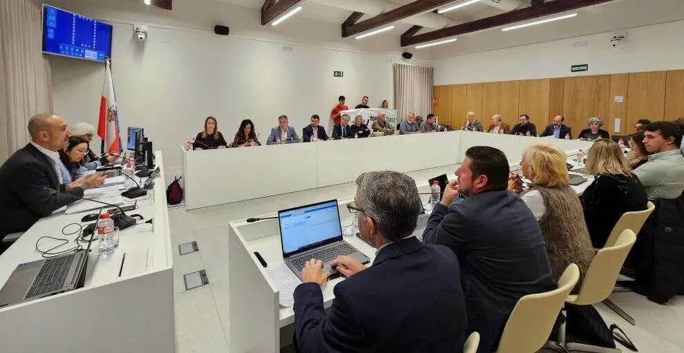 Un momento de la sesión plenaria en Torrelavega.