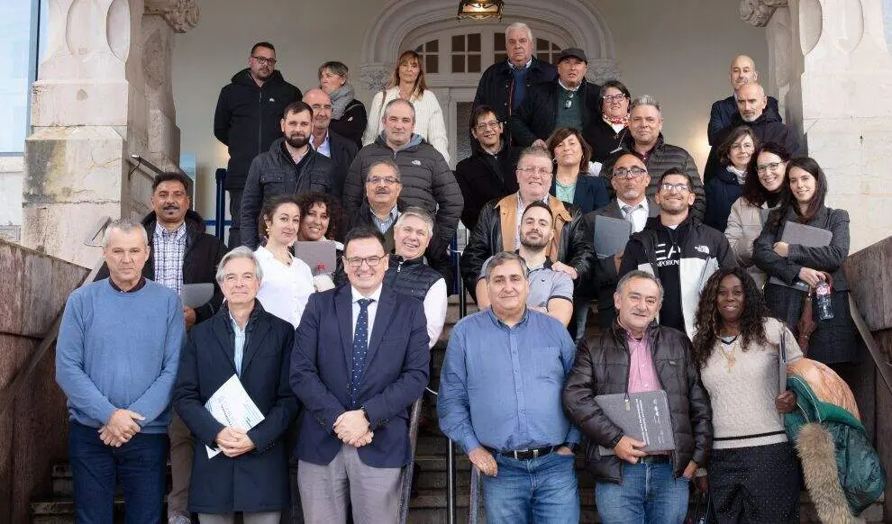 Asistentes a las Jornadas sobre el Comercio Ambulante.
