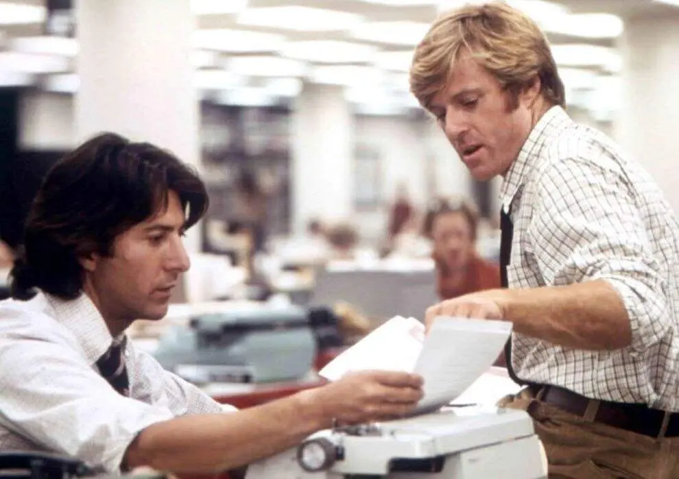 Robert Redford a la derecha.