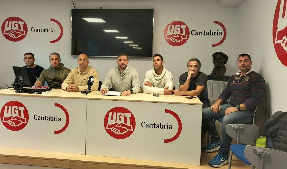 Rueda de prensa del comite de empresa del Semca.