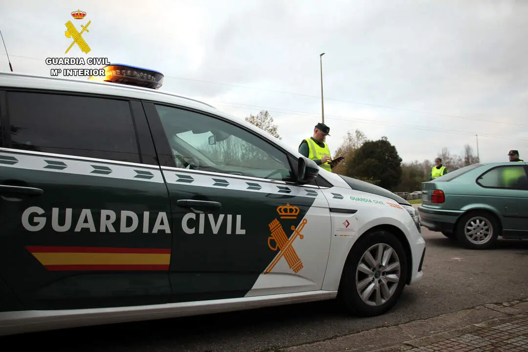 Actuación de la Guardia Civil.