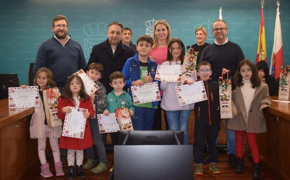 Ganadores del Concurso de Postales Navideñas en Piélagos.
