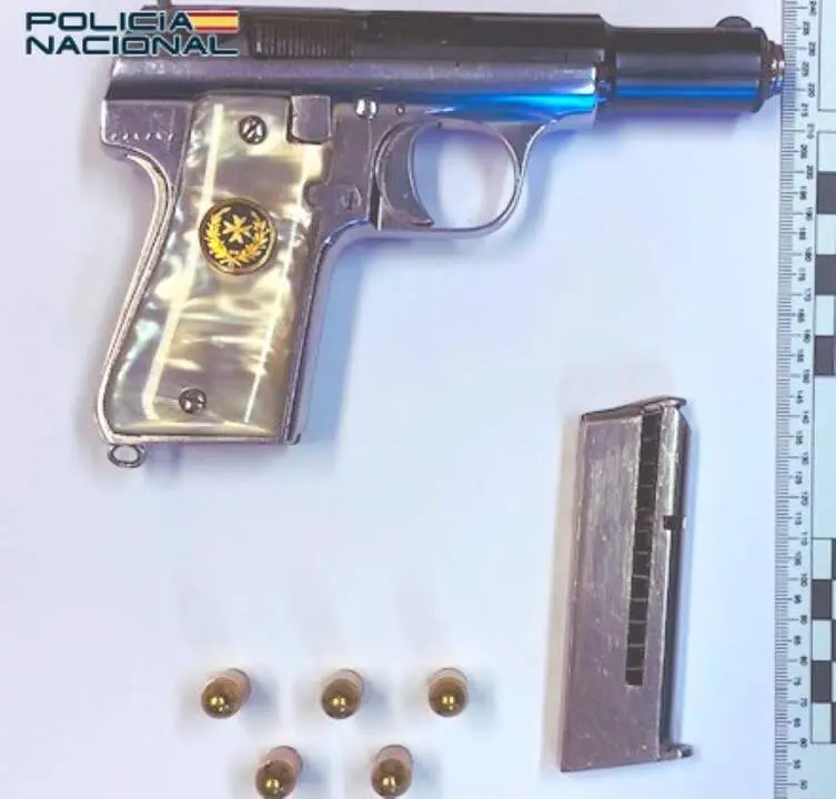 Material incautado por la Polic&iacute;a Nacional.