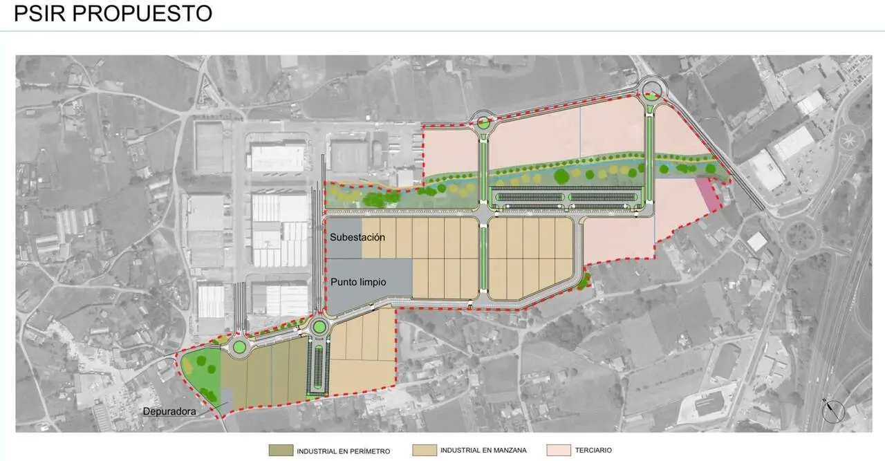 Propuesta del PSIR del Parque Industrial y Empresarial de Laredo.