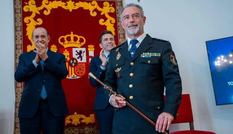 Un momento del acto de la toma de posesi&oacute;n