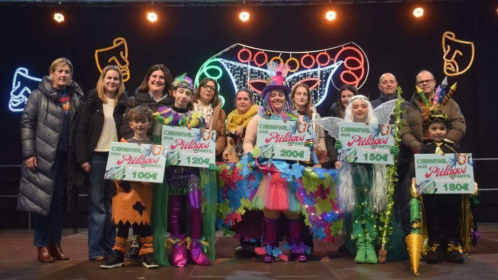 Fotograf&iacute;a de familia en los premios.