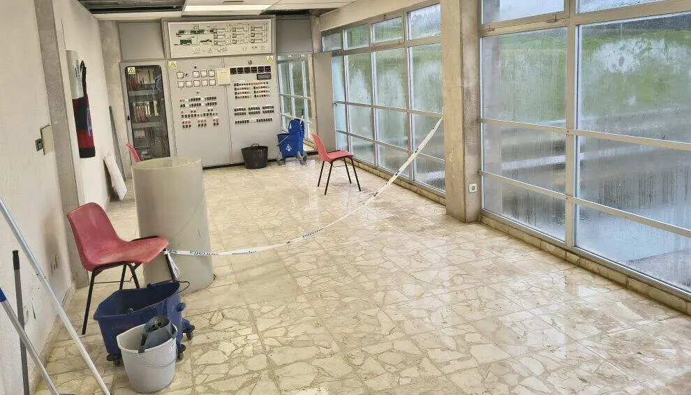 Estado de la planta potabilizadora El Tojo.