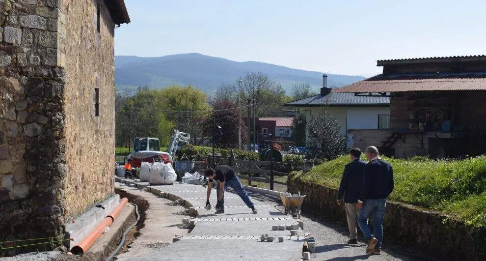 Estado de las obras en el barrio Edesa.