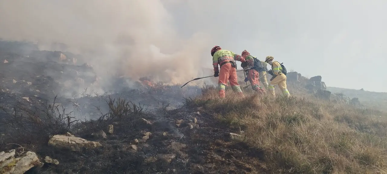Incendio en Cantabria.
