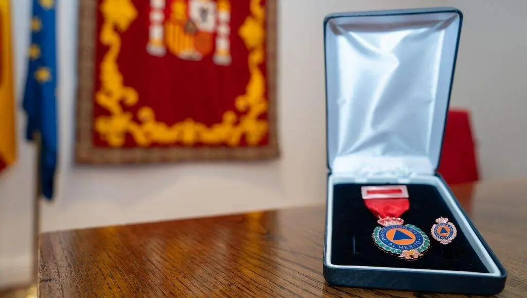 Una de las medallas que se impondr&aacute; el viernes.