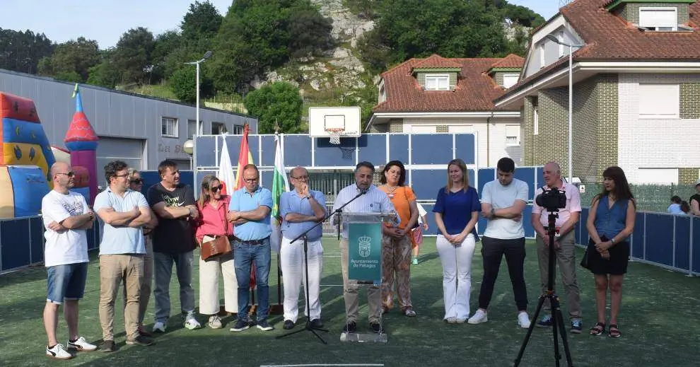 Un momento de la inauguraci&oacute;n de las actuaciones en Arce.