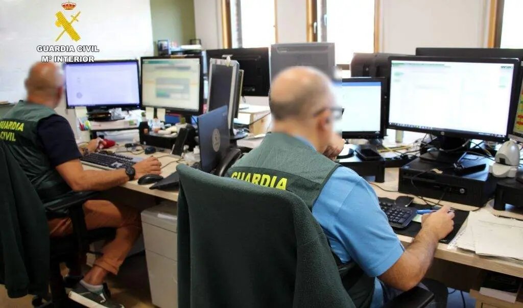 Equipo de investigaci&oacute;n de la Guardia Civil.