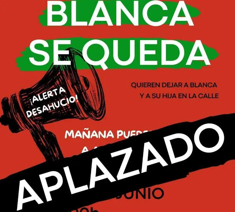 Desahucio aplazado en Santander.